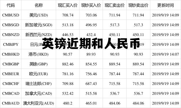 英镑对人民币最新汇率动态，走势分析与影响因素探讨