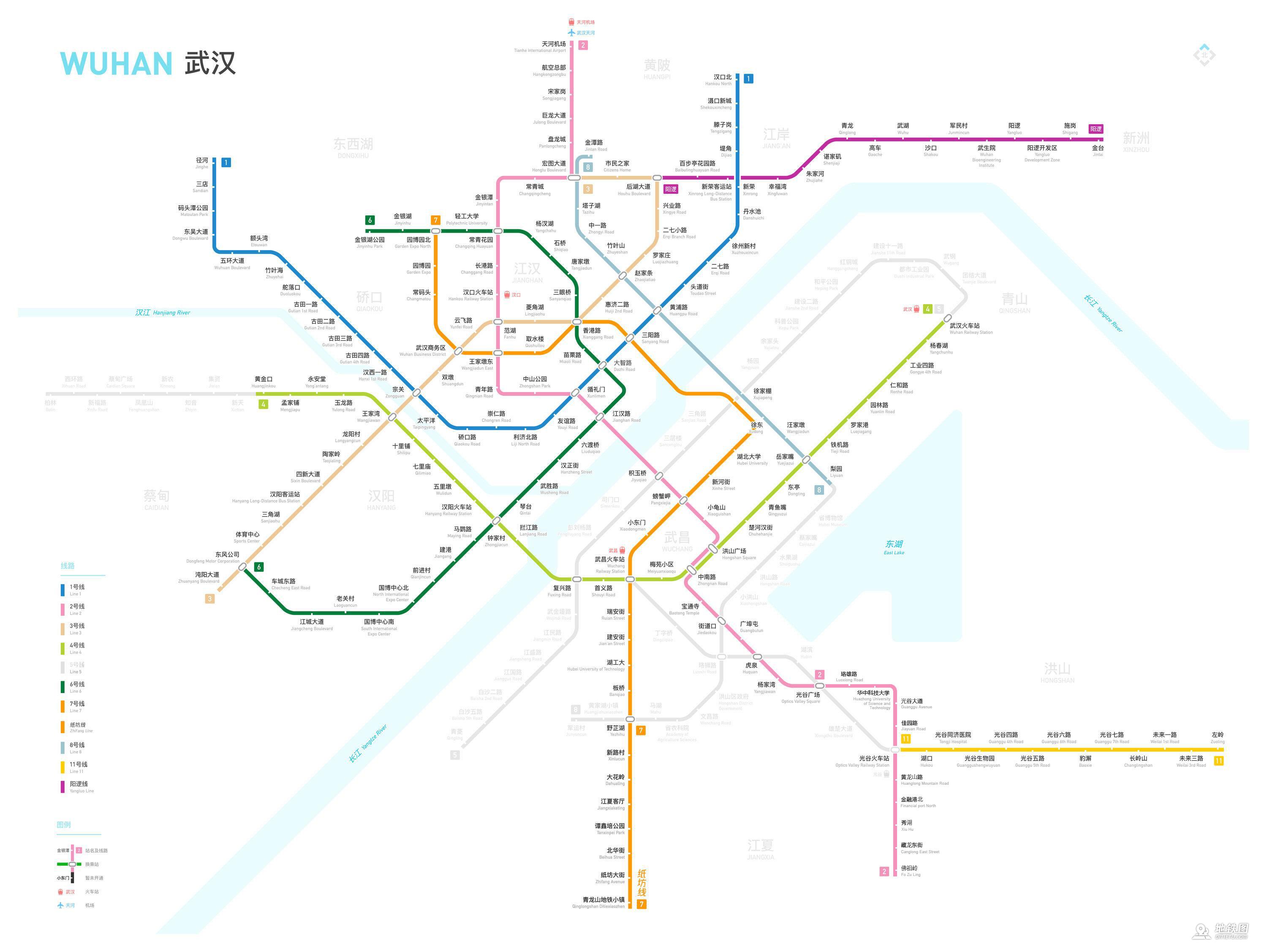 武汉地铁最新规划图，塑造未来城市交通蓝图展望